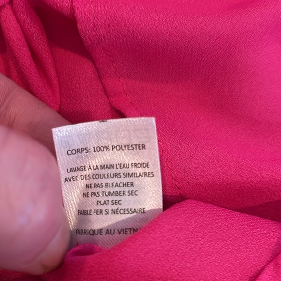 Gibson Latimer, Woman’s Blouse Sz Large, dark Pink - Picture 5 of 5